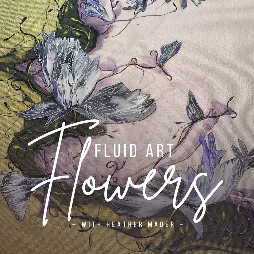 Fluid Art Flowers